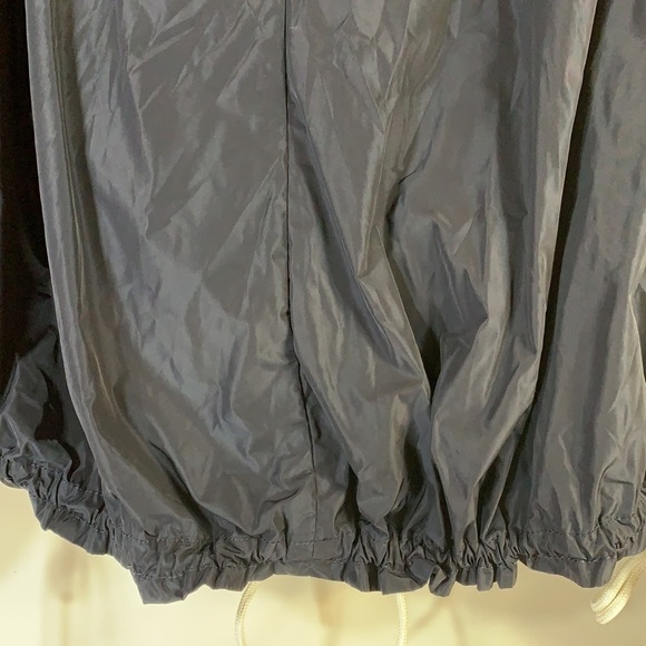 NWOT. Boho ASOS 0 Black Oversized Full Zip Drawstring Jacket. - Picture 10 of 11